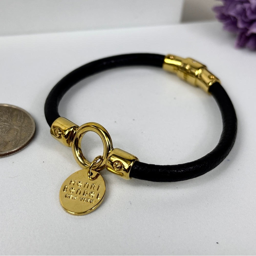 Henri Bendel Black and Gold Bracelet